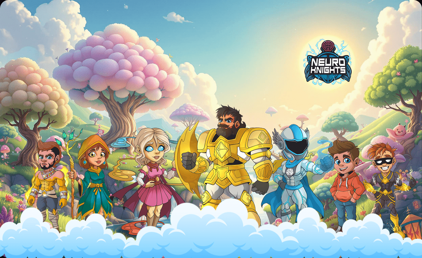 NeuroKnights Characters Hover